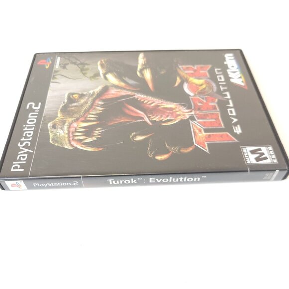 Turok Evolution Sony PS2 PlayStation 2 Disc Case Manual Tested Working 2002 - Picture 7 of 14